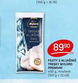 Flop FILETY Z ALJAŠSKÉ TRESKY MYLORD PREMIUM 400 g, mražené nabídka