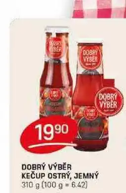 Flop DOBRÝ VÝBĚR KEČUP OSTRÝ, JEMNÝ 310 g nabídka
