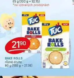 BAKE ROLLS různé druhy 80 g