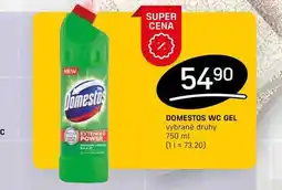Flop DOMESTOS WC GEL vybrané druhy 750 ml nabídka