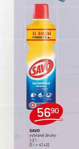 Flop SAVO vybrané druhy 1,2l nabídka
