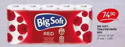 Flop BIG SOFT TOALETNÍ PAPÍR RED 3vrstvý, 10 rolí nabídka