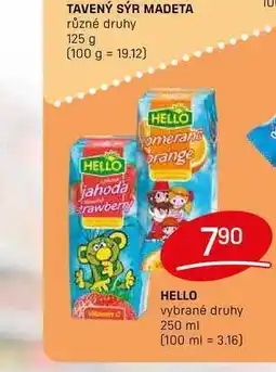 Flop HELLO vybrané druhy 250 ml nabídka