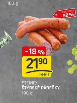 Flop ŠTÝRSKÉ PÁREČKY 100 g nabídka