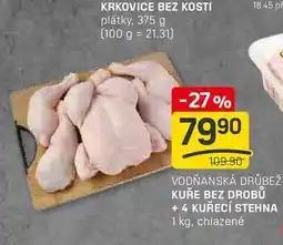 Flop KUŘE BEZ DROBŮ + 4 KUŘECÍ STEHNA 1 kg nabídka