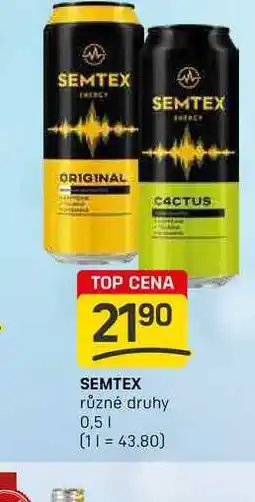 Flop SEMTEX různé druhy 0,5l nabídka