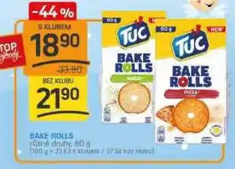 Flop BAKE ROLLS různé druhy, 80 g nabídka