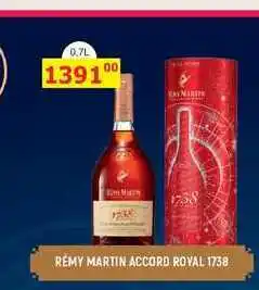 BENE Nápoje RÉMY MARTIN ACCORD ROYAL 1738 0,7l nabídka