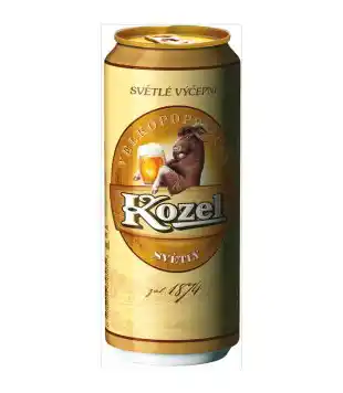 BENE Nápoje Velkopopovický Kozel, světlé výčepní pivo (plechovka) 0.5l nabídka