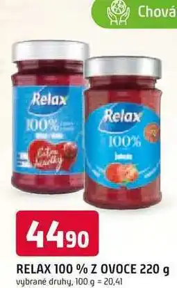Trefa RELAX 100 % Z OVOCE 220 g nabídka