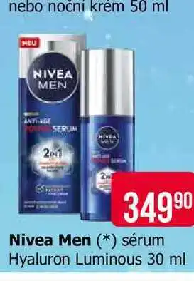 Teta Nivea Men sérum Hyaluron Luminous 30 ml nabídka