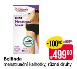 Teta Bellinda menstruační kalhotky, různé druhy nabídka