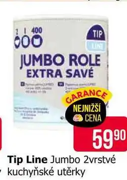 Teta Tip Line Jumbo 2vrstvé kuchyňské utěrky nabídka