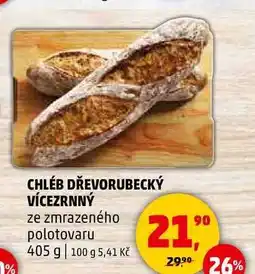 Penny Market CHLÉB DŘEVORUBECKÝ VÍCEZRNNÝ ze zmrazeného polotovaru, 405 g nabídka