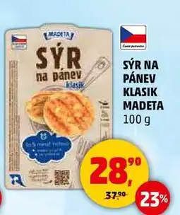 Penny Market SÝR NA PÁNEV KLASIK MADETA, 100 g nabídka
