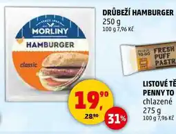 Penny Market DRŮBEŽÍ HAMBURGER, 250 g nabídka