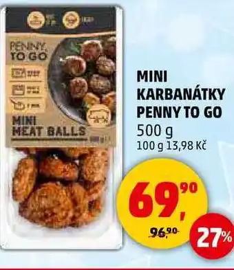 Penny Market MINI KARBANÁTKY PENNY TO GO, 500 g nabídka