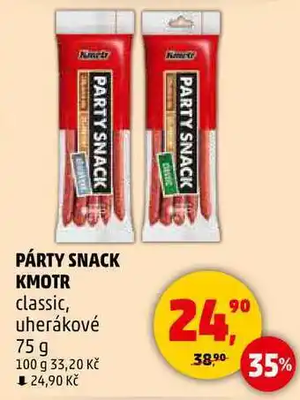 Penny Market PÁRTY SNACK KMOTR classic, uherákové, 75 g nabídka