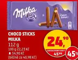 Penny Market CHOCO STICKS MILKA, 112 g nabídka