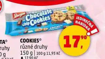 Penny Market COOKIES různé druhy, 150 g nabídka