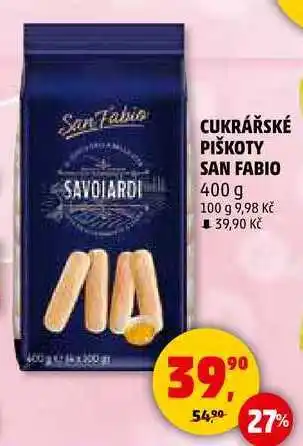 Penny Market CUKRÁŘSKÉ PIŠKOTY SAN FABIO, 400 g nabídka