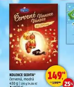 Penny Market KOLEKCE SEDITA červená, modrá, 430 g nabídka