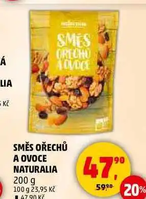 Penny Market SMĚS OŘECHŮ A OVOCE NATURALIA, 200 g nabídka