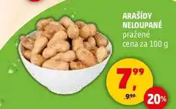 Penny Market ARAŠÍDY NELOUPANÉ pražené, 100 g nabídka