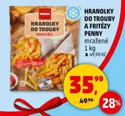 Penny Market HRANOLKY DO TROUBY A FRITÉZY PENNY mražené, 1 kg nabídka