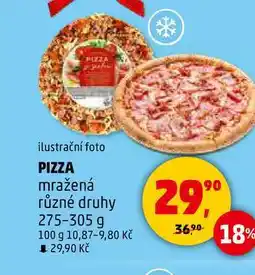 Penny Market PIZZA mražená různé druhy, 275-305 g nabídka