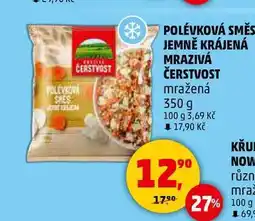 Penny Market POLÉVKOVÁ SMĚS JEMNĚ KRÁJENÁ MRAZIVÁ ČERSTVOST mražená, 350 g nabídka