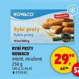 Penny Market NOWACO RYBÍ PRSTY mleté, mražené, 250 g nabídka