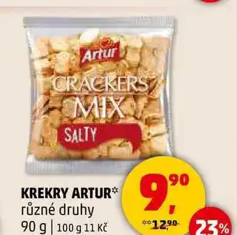 Penny Market KREKRY ARTUR různé druhy, 90 g nabídka