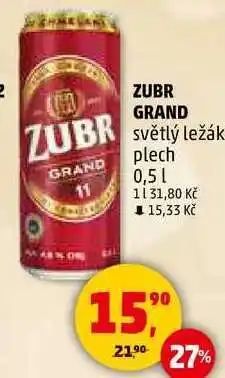 Zubr Grand 11, 0,5l