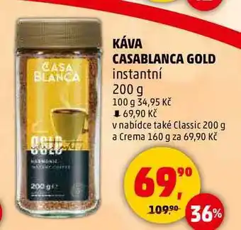 Penny Market KÁVA CASABLANCA GOLD instantní, 200 g nabídka