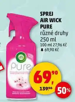 Penny Market SPREJ AIR WICK PURE různé druhy, 250 ml nabídka