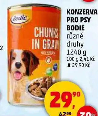Penny Market KONZERVA PRO PSY BODIE, 1240 g nabídka