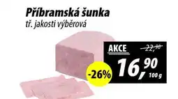 ZEMAN Příbramská šunka tř. jakosti výběrová, 100 g nabídka