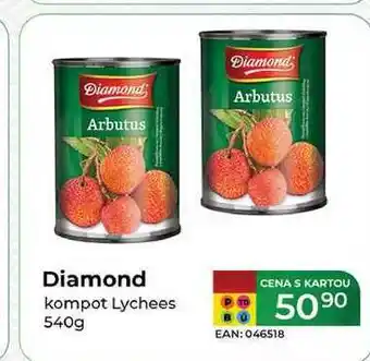 Tamda Foods Diamond kompot Lychees 540g nabídka