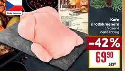 Billa Kuře s rodokmenem chlazené cena za 1 kg nabídka