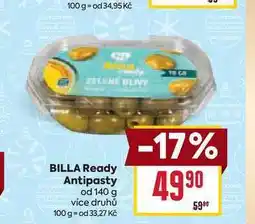 Billa BILLA Ready Antipasty od 140 g nabídka