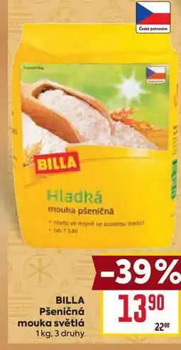 Billa BILLA Pšeničná mouka světlá 1 kg nabídka