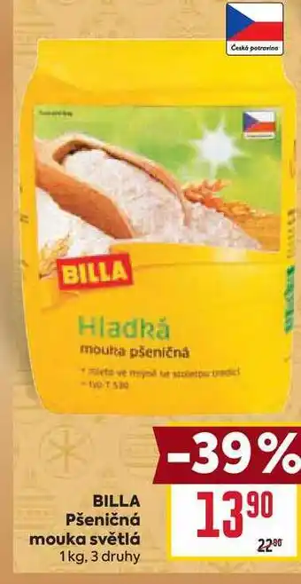 Billa BILLA Pšeničná mouka světlá 1 kg nabídka