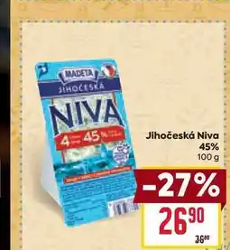Billa Jihočeská Niva 45% 100g nabídka