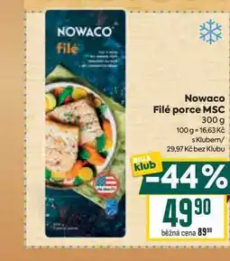 Billa Nowaco Filé porce MSC 300 g nabídka