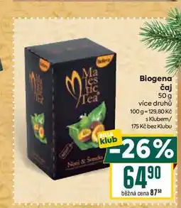 Billa Biogena čaj 50 g nabídka
