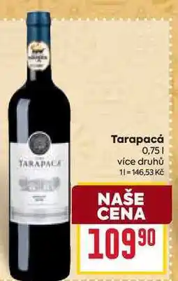 Billa Tarapacá 0,75l nabídka