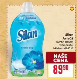Billa Silan Aviváž 50/64 dávek nabídka