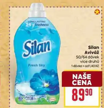 Billa Silan Aviváž 50/64 dávek nabídka