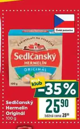 Billa Sedlčanský Hermelín Originál 100g nabídka